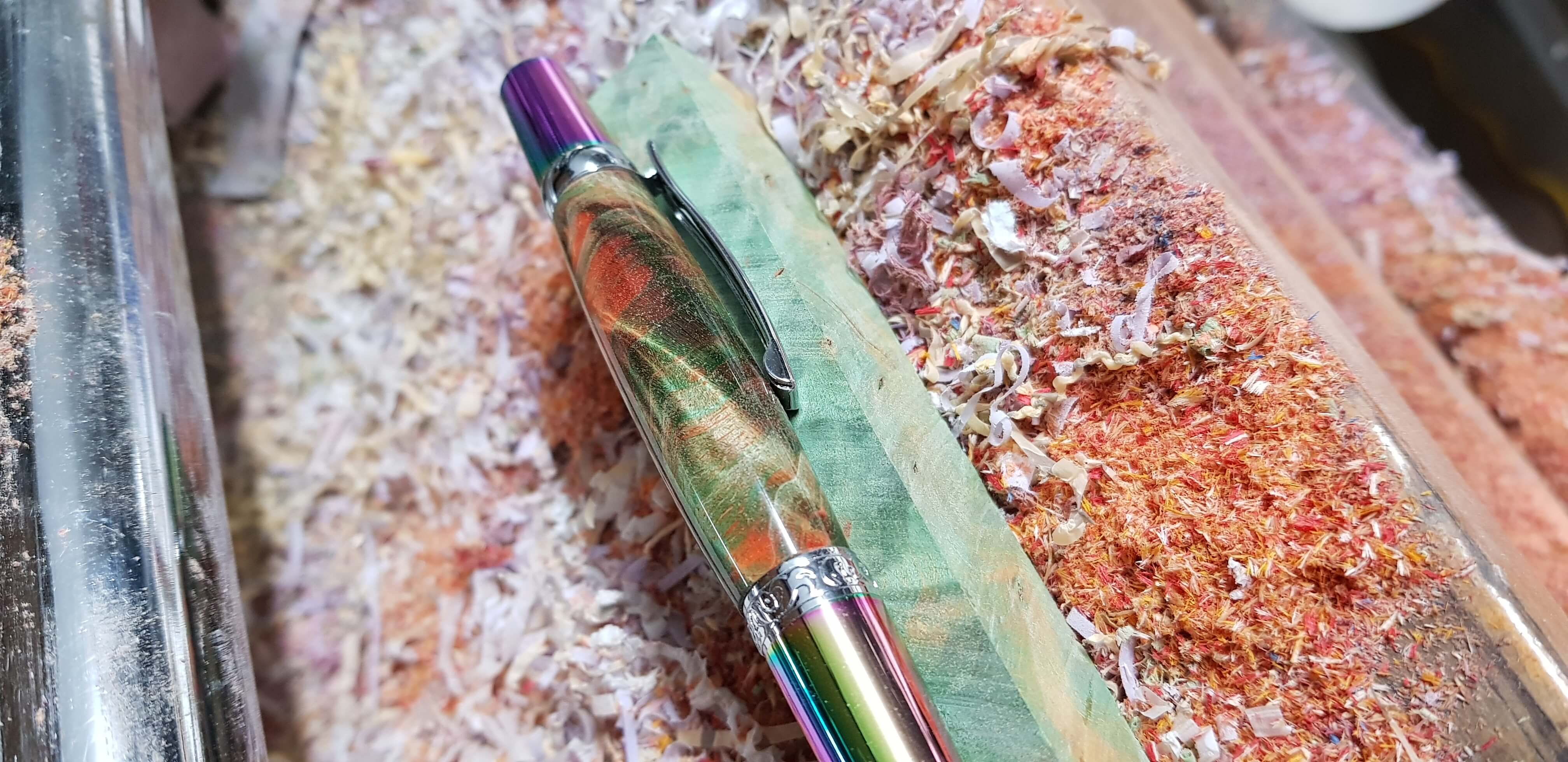 Green and Yellow Pen