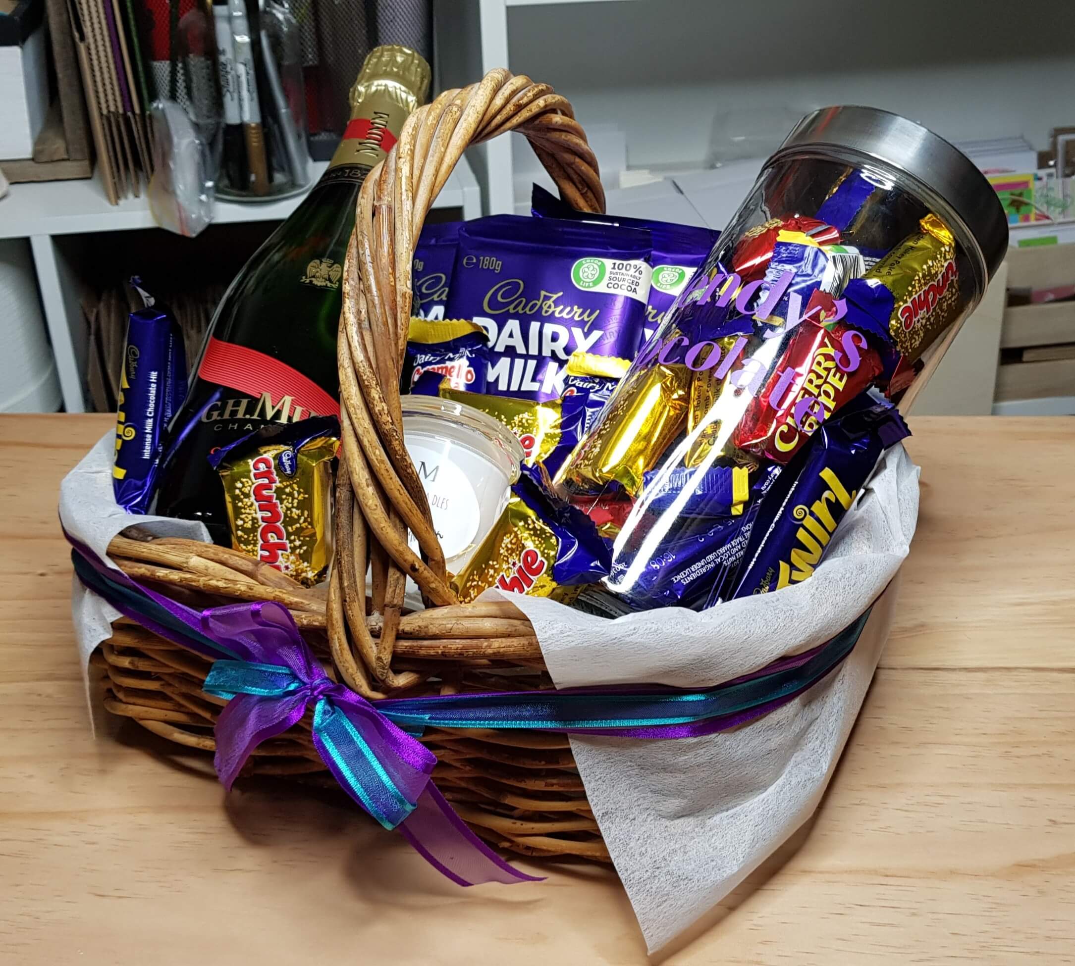 Chocolate Birthday Basket